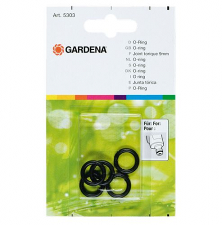 O-RENGAS GARDENA 9 MM 5 KPL 9010824-01