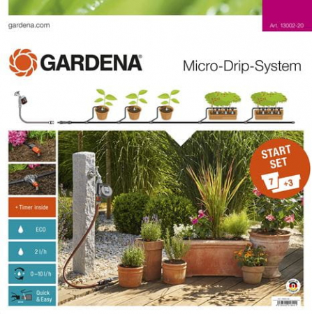 MICRO-DRIP-KASTELUSARJA M RUUKUILLE 7 RUUKULLE, 3 LAATIKOLLE AJASTIMELLA 9670395-01