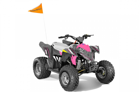 POLARIS OUTLAW 110 - AVALANCHE GREY/PINK POWER (MD) MY23 A23YAK11N7