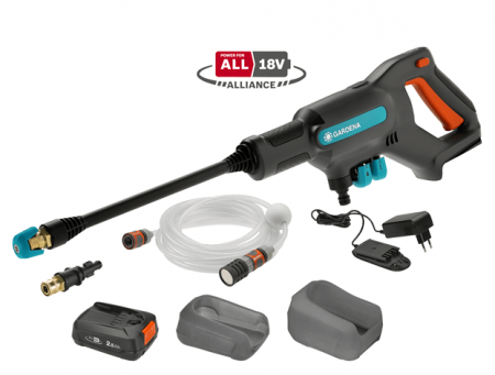 AKKUPAINEPESURI GARDENA AQUACLEAN 24/18V P4A SET 9704891-01