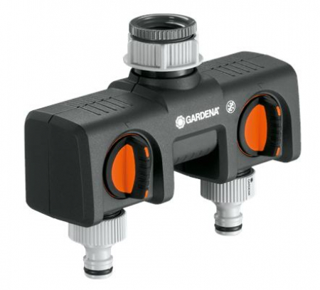 JAKOVENTTIILI GARDENA 2-ULOSTULOA 9669703-01