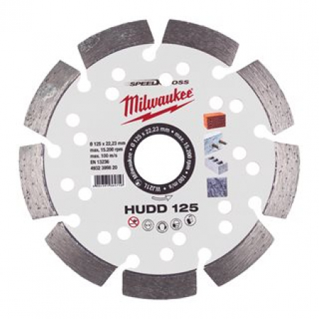 MILWAUKEE TIMANTTILAIKKA HUDD 125X22,2 4932399820