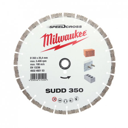 MILWAUKEE TIMANTLAIKKA SPD.CR SUDD 350MM 4932492153