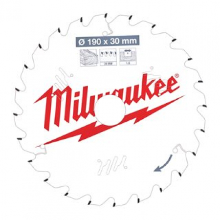 MILWAUKEE PYÖRÖSAHANTERÄ W190X30X1,6X24 4932471300