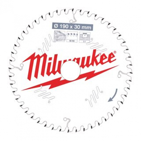 MILWAUKEE PYÖRÖSAHANTERÄ W190X30X2,1X48 4932471380