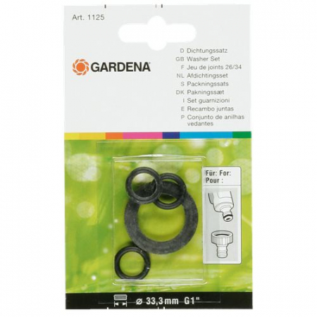 O-RENGAS GARDENA 1/2&quot; 3 KPL JA LITTEÄ 1 KPL 9008954-01